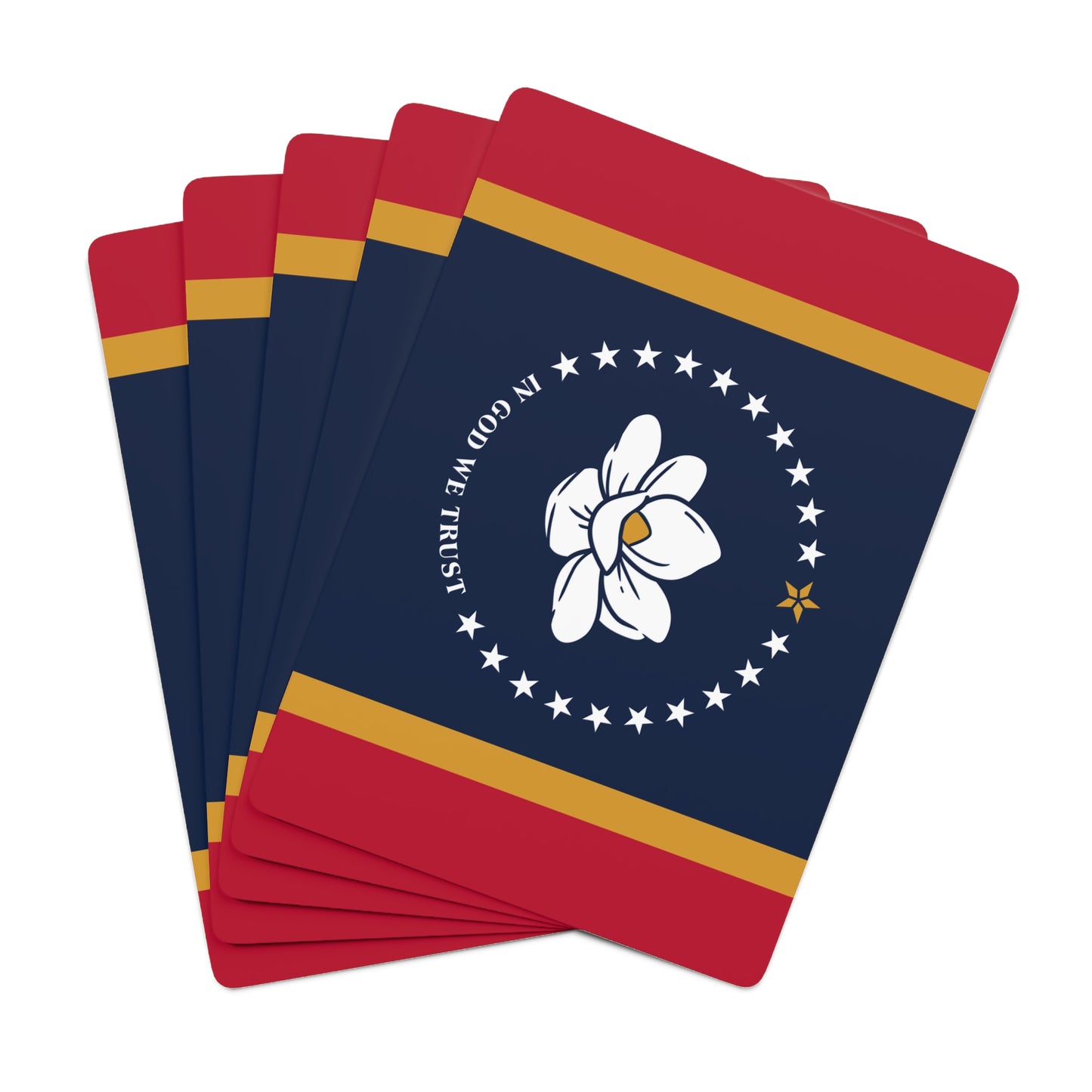 Mississippi State Flag Poker Cards