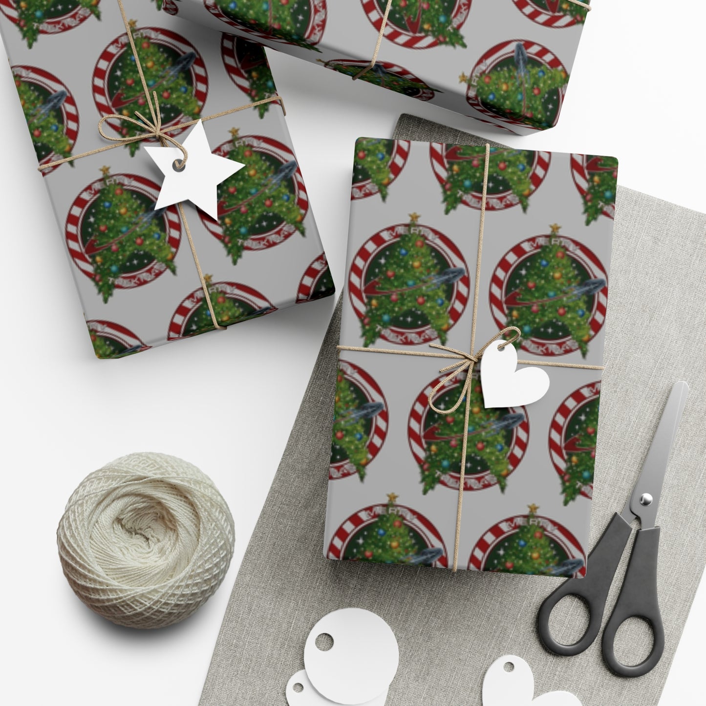 Star Trek Christmas Tree Gift Wrap Papers