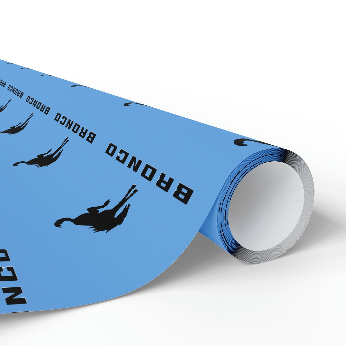 Bronco (Blue) Wrapping Paper