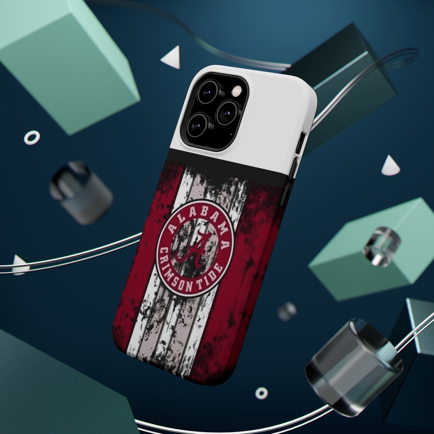 Alabama Crimson Tide MagSafe Tough Cases (White)