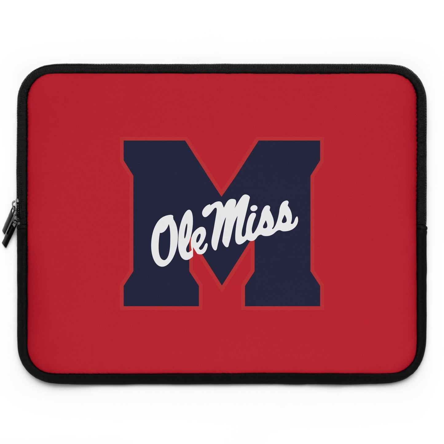 Ole Miss "M" Laptop Sleeve Red