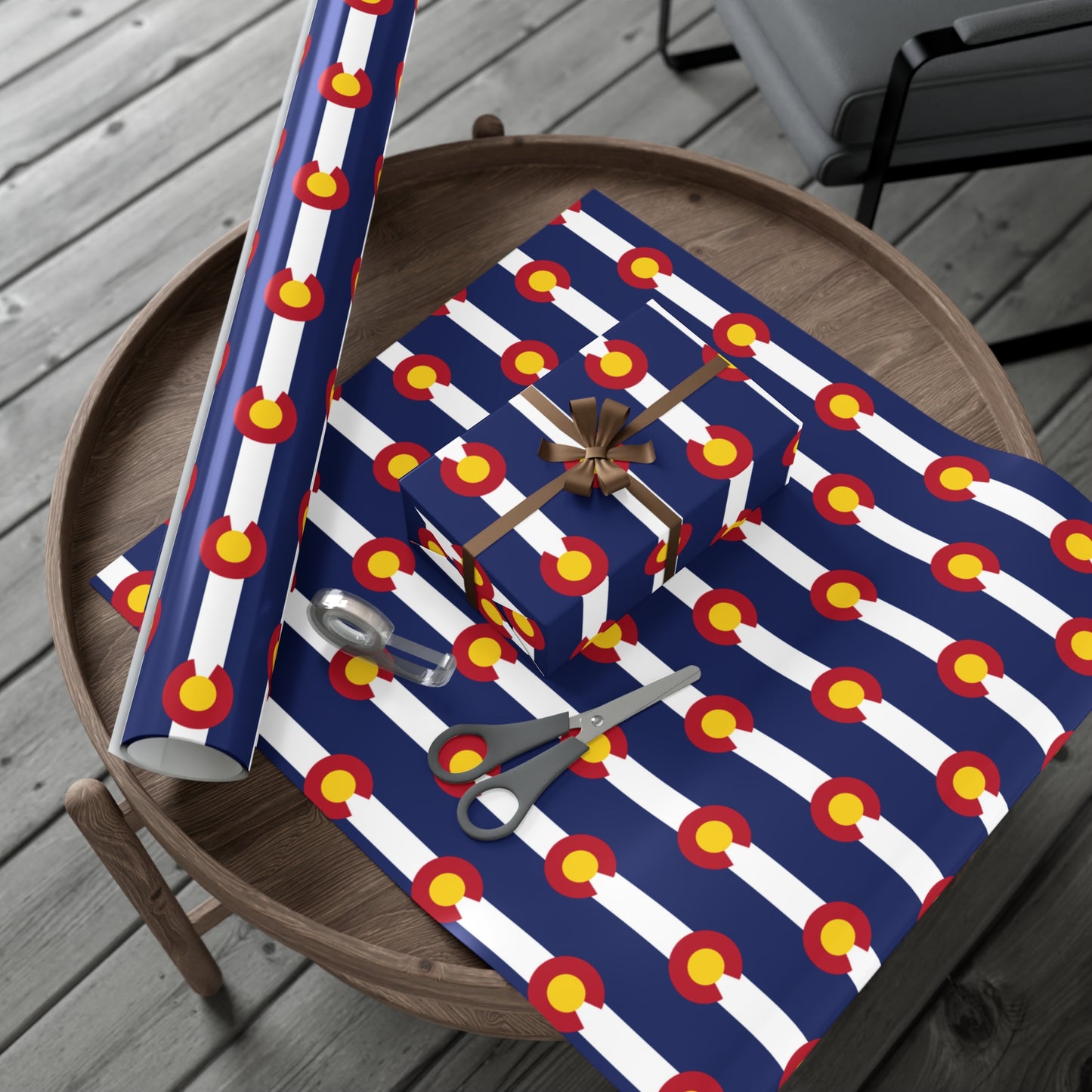 Colorado Flag Gift Wrap Papers