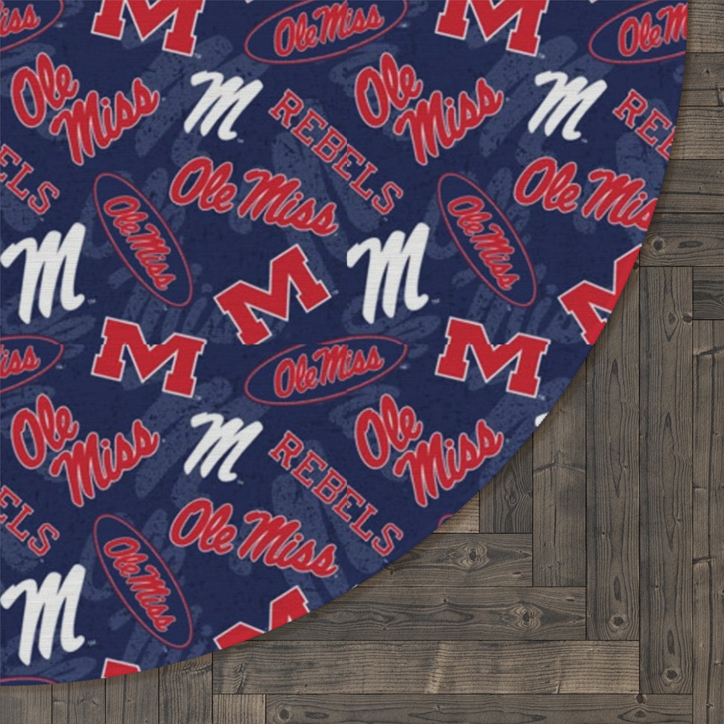 Ole Miss Round Rug