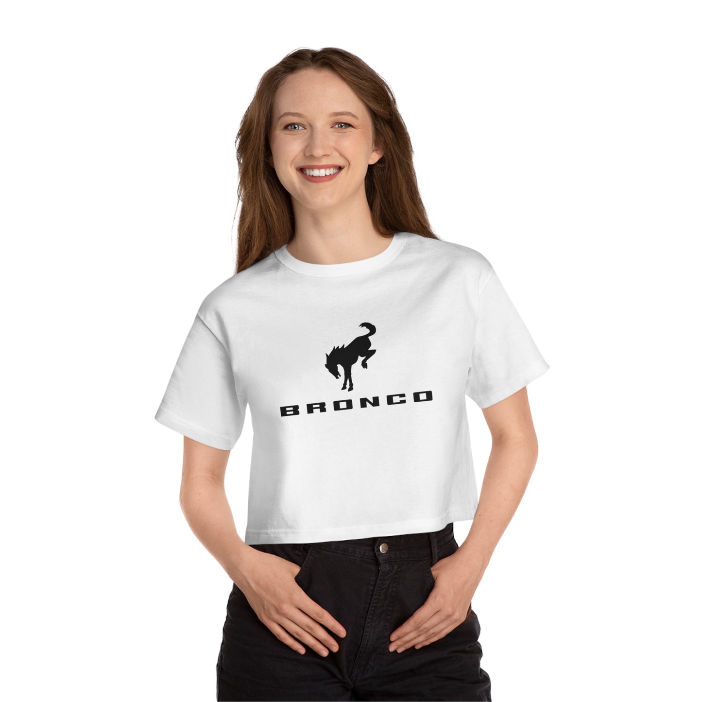 Bronco Champion Women's Heritage Cropped T-Shirt
