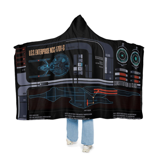 USS Enterprise G Console Snuggle Blanket