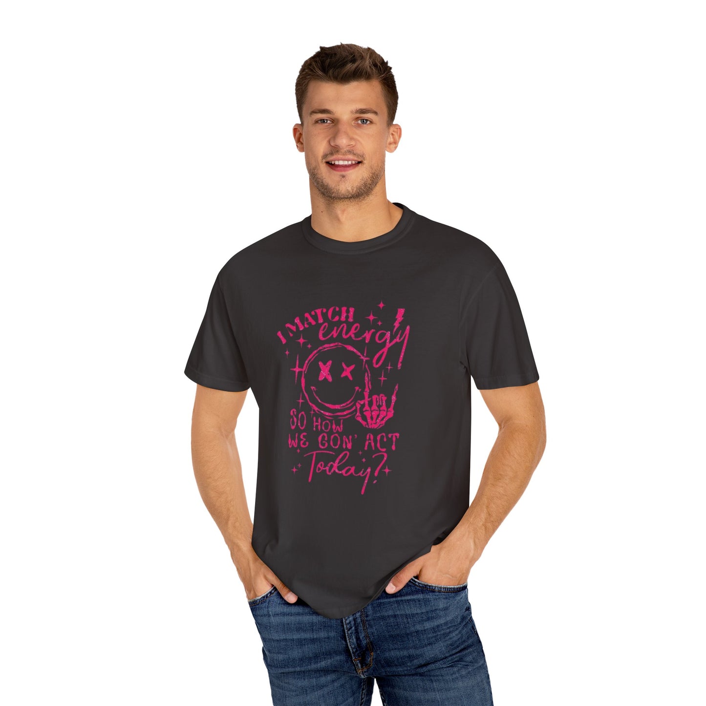 Match Energy Unisex Garment-Dyed T-shirt