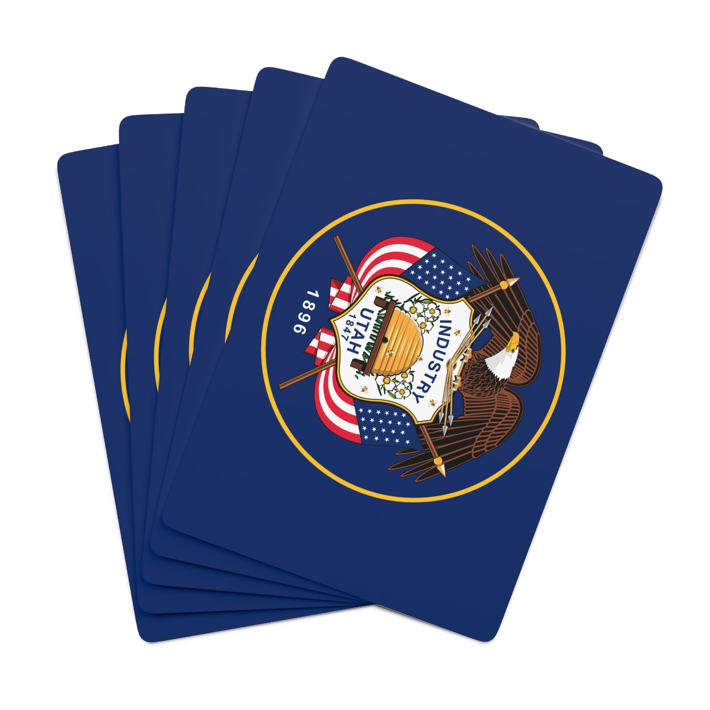 Utah State Flag Poker Cards