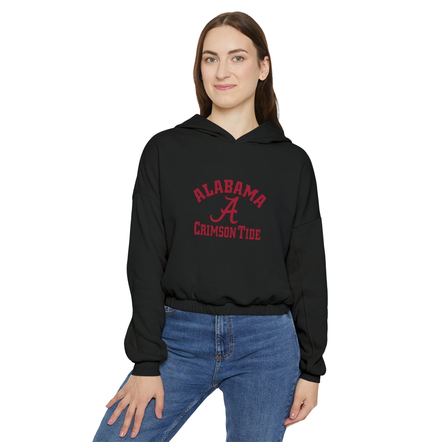 Alabama Crimson Tide Women's Cinched Bottom Hoodie