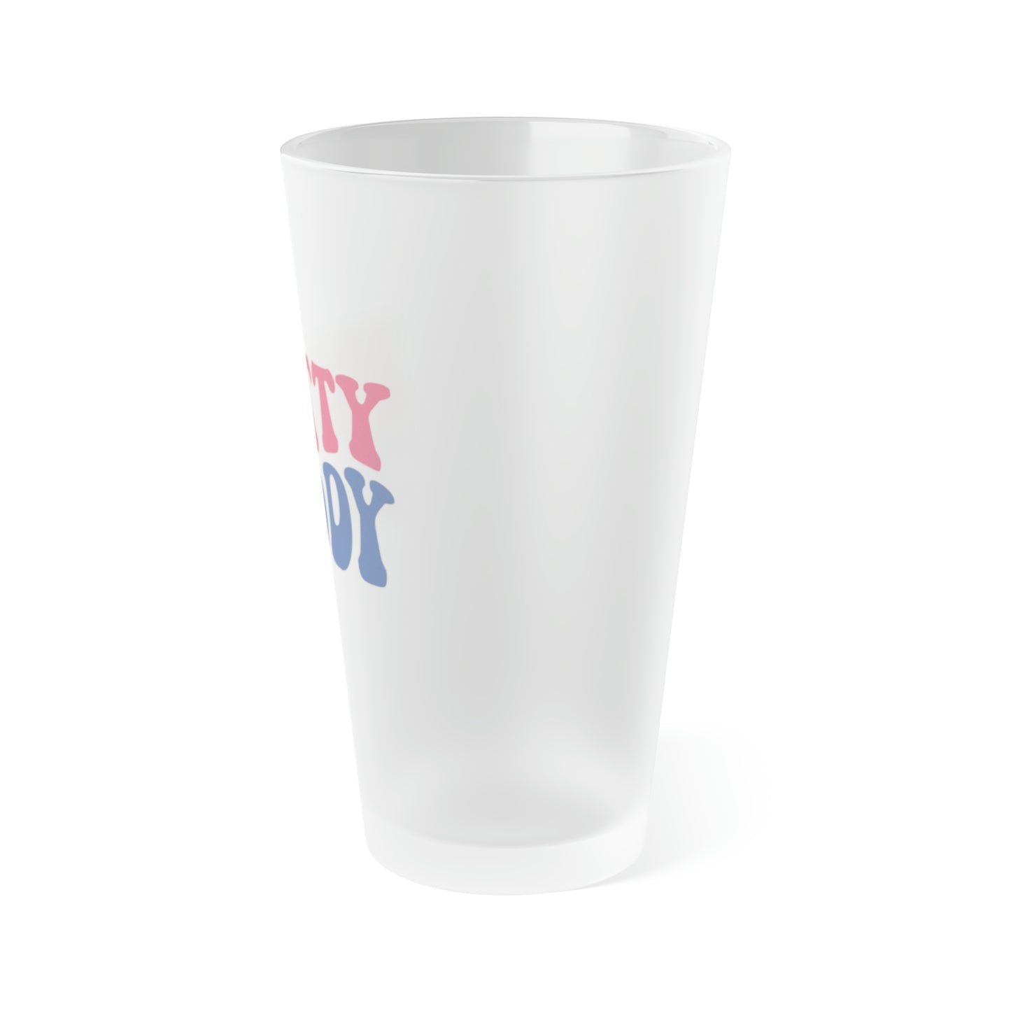 Hotty Toddy Frosted Pint Glass, 16oz