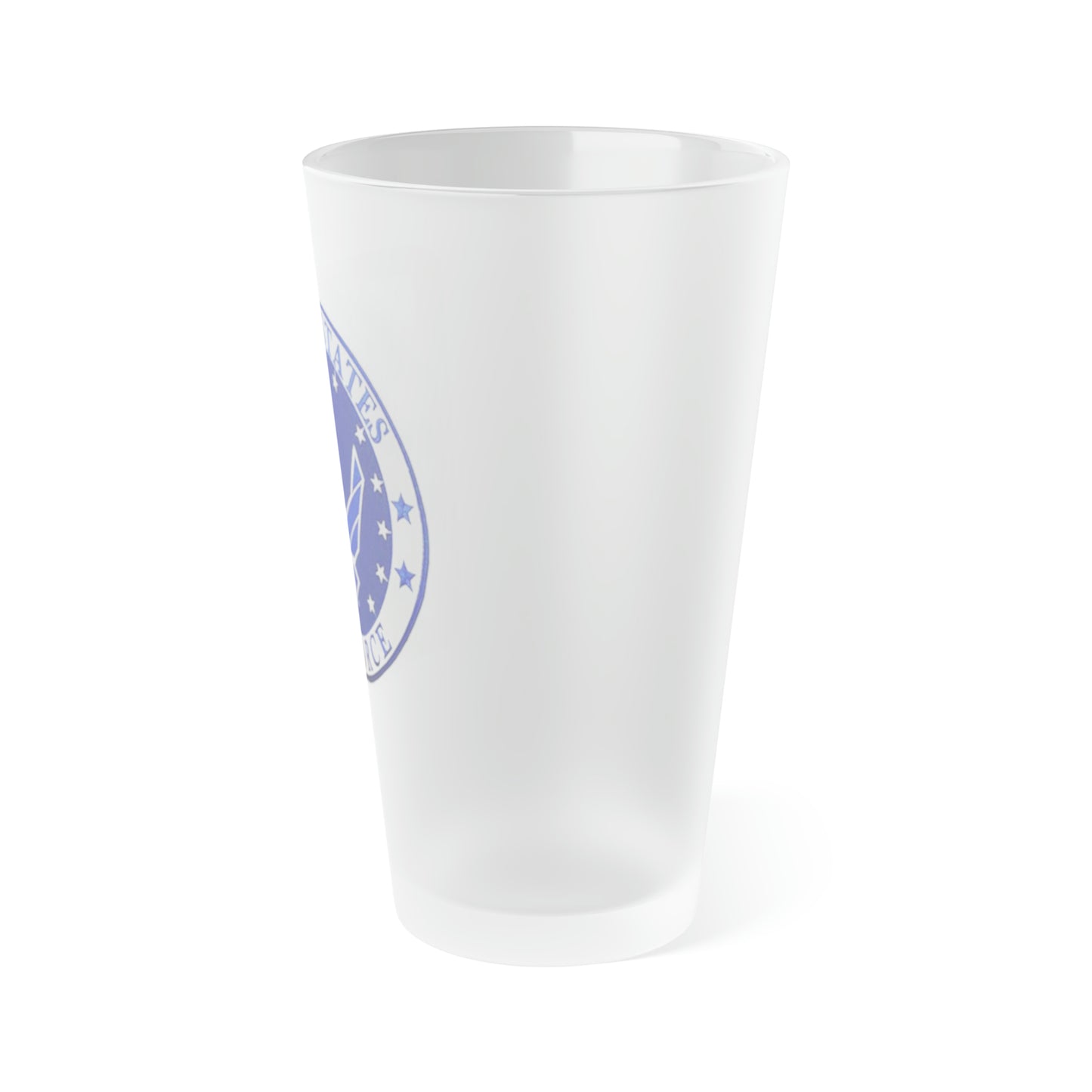 US Air Force Frosted Pint Glass, 16oz