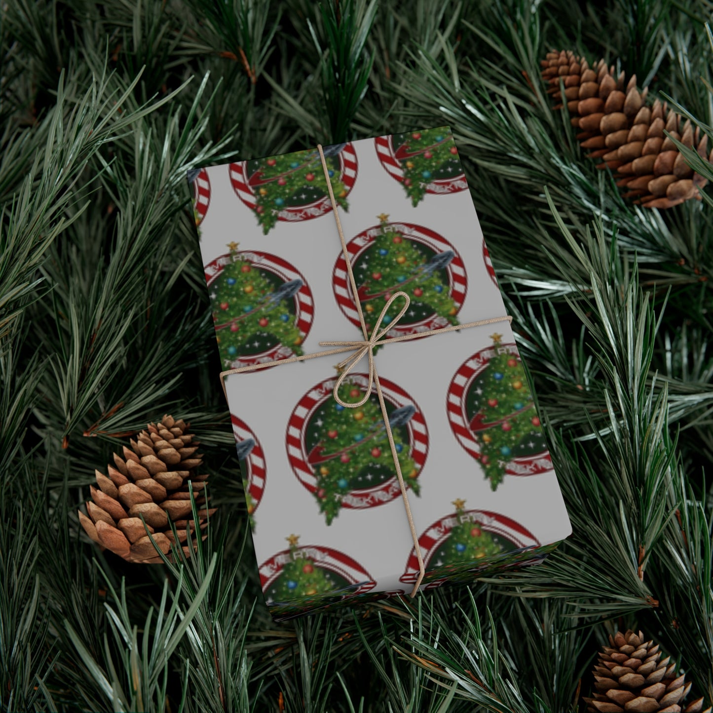 Star Trek Christmas Tree Gift Wrap Papers