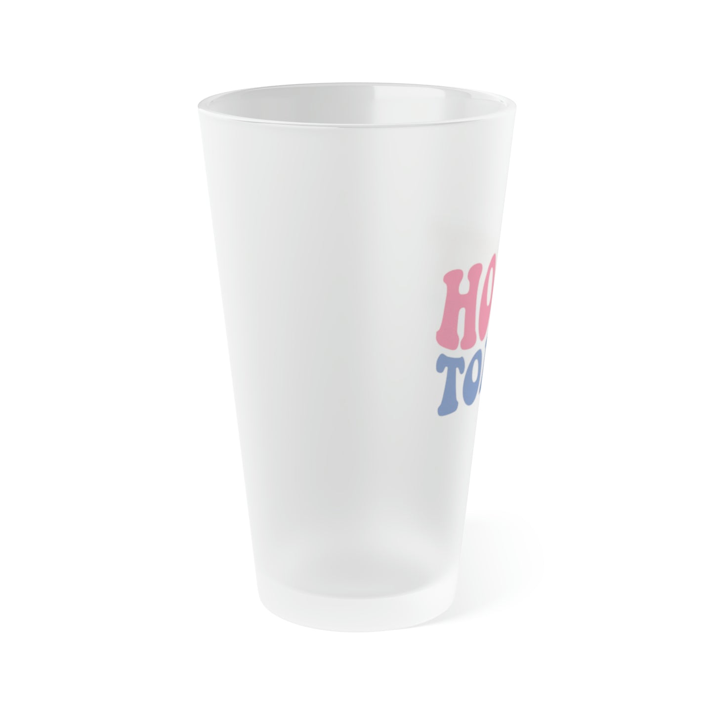 Hotty Toddy Frosted Pint Glass, 16oz