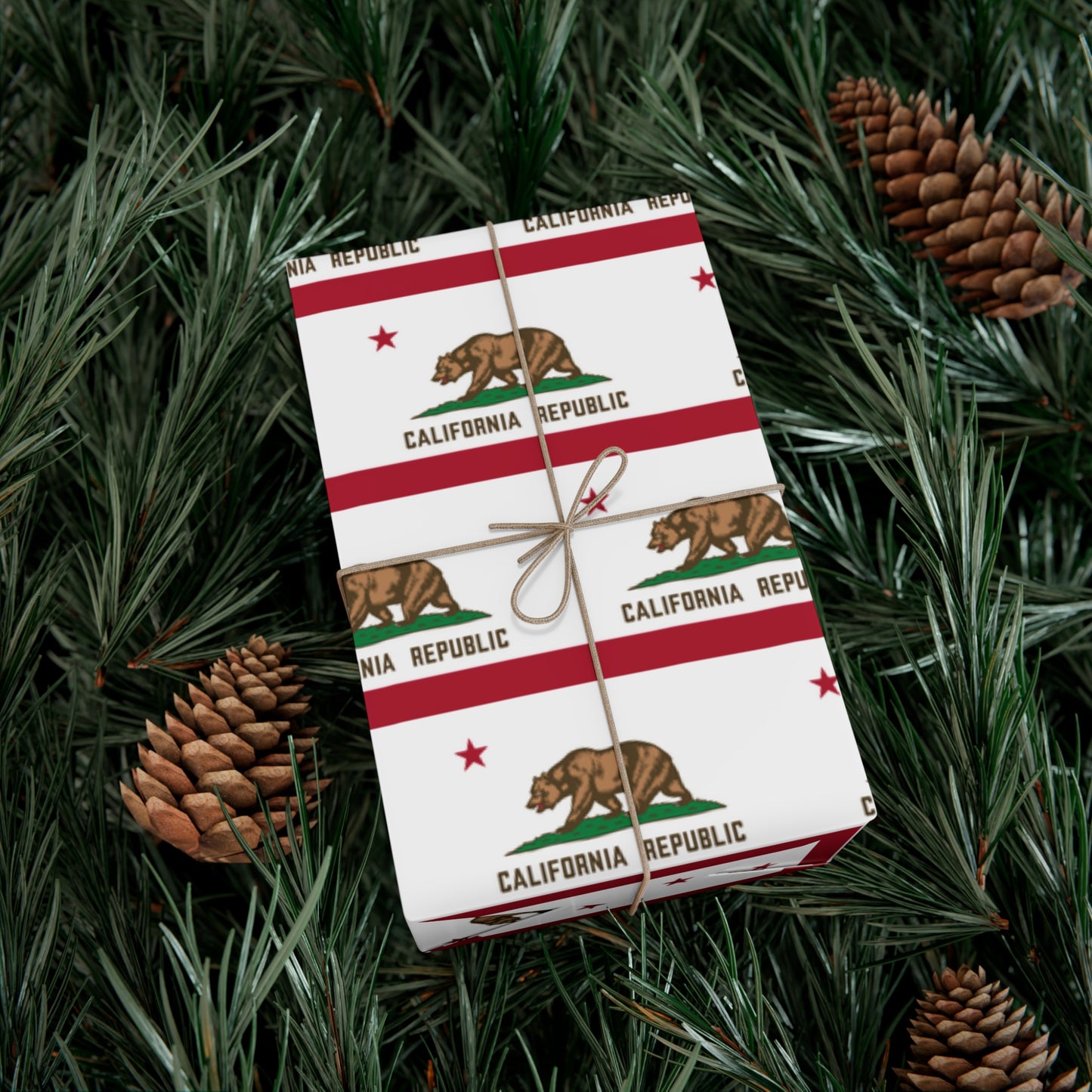 California Flag Gift Wrap Papers
