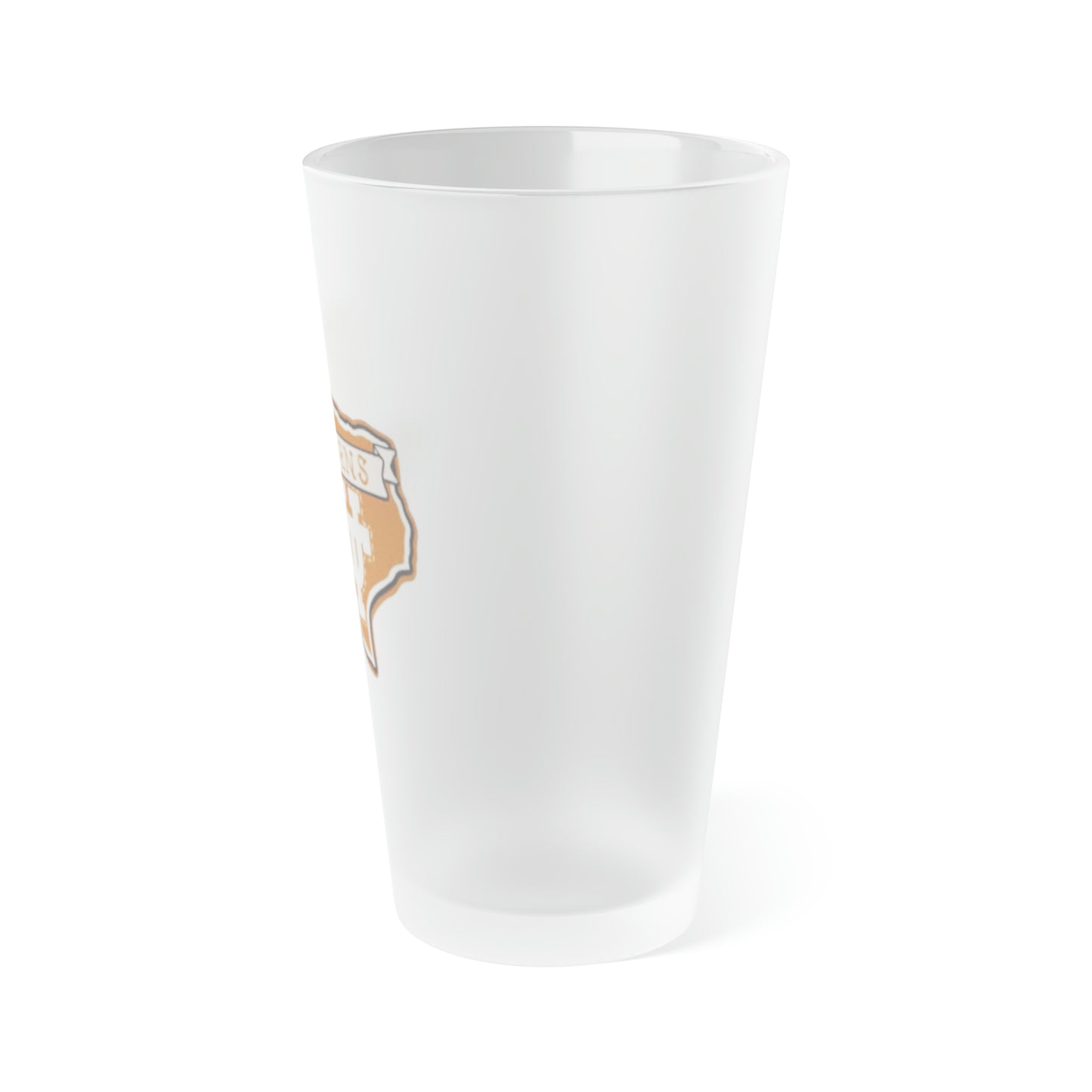 UT Hook em Horns Frosted Pint Glass, 16oz