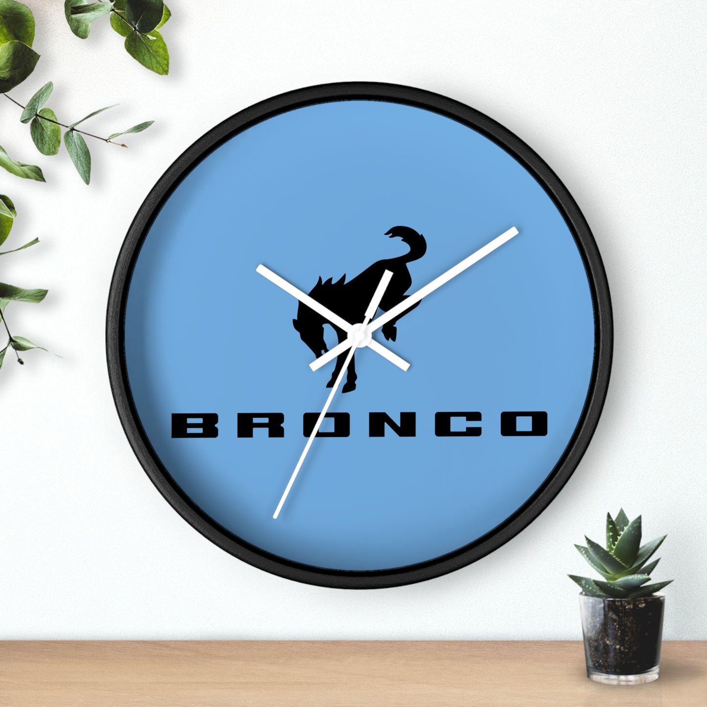 Bronco (Blue) Wall Clock
