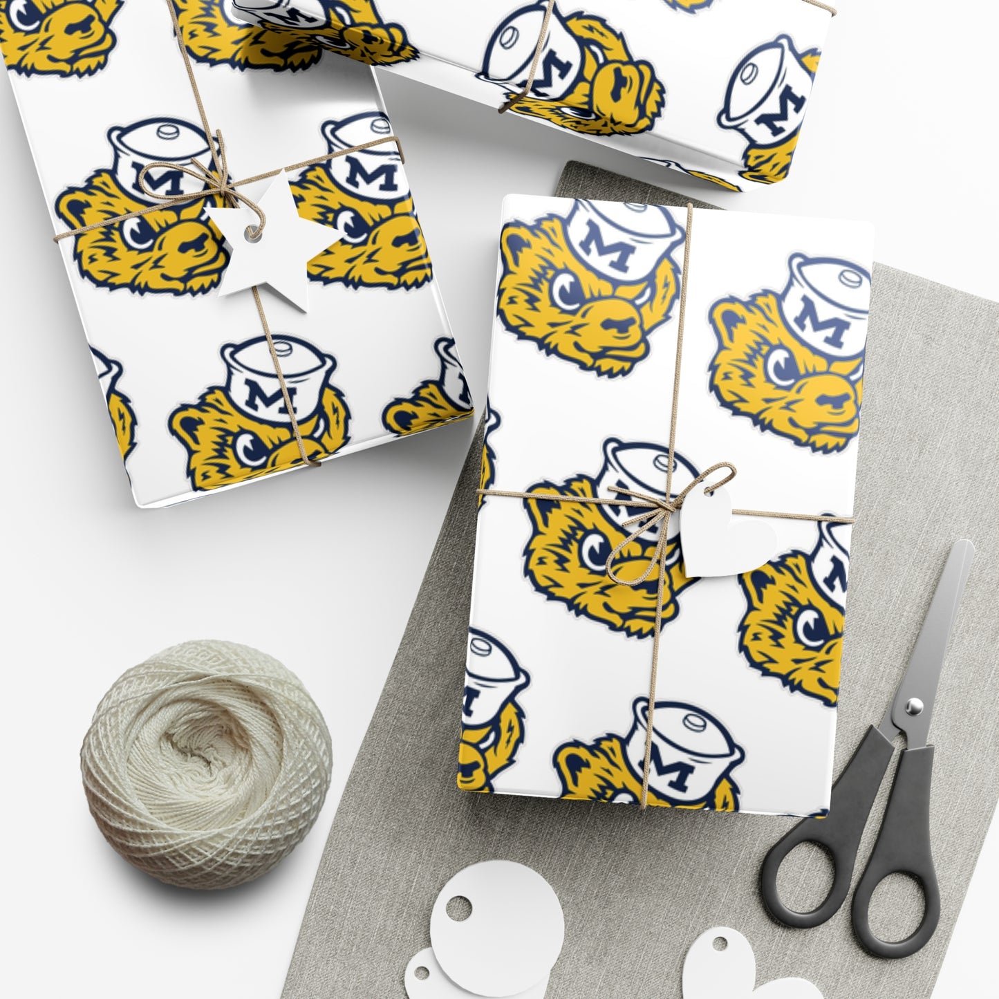 University of Michigan Wolverines Gift Wrap Papers
