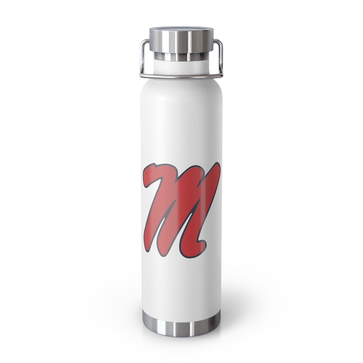 University of Mississippi "M" Copper Vacuum Insulated Bottle, 22oz