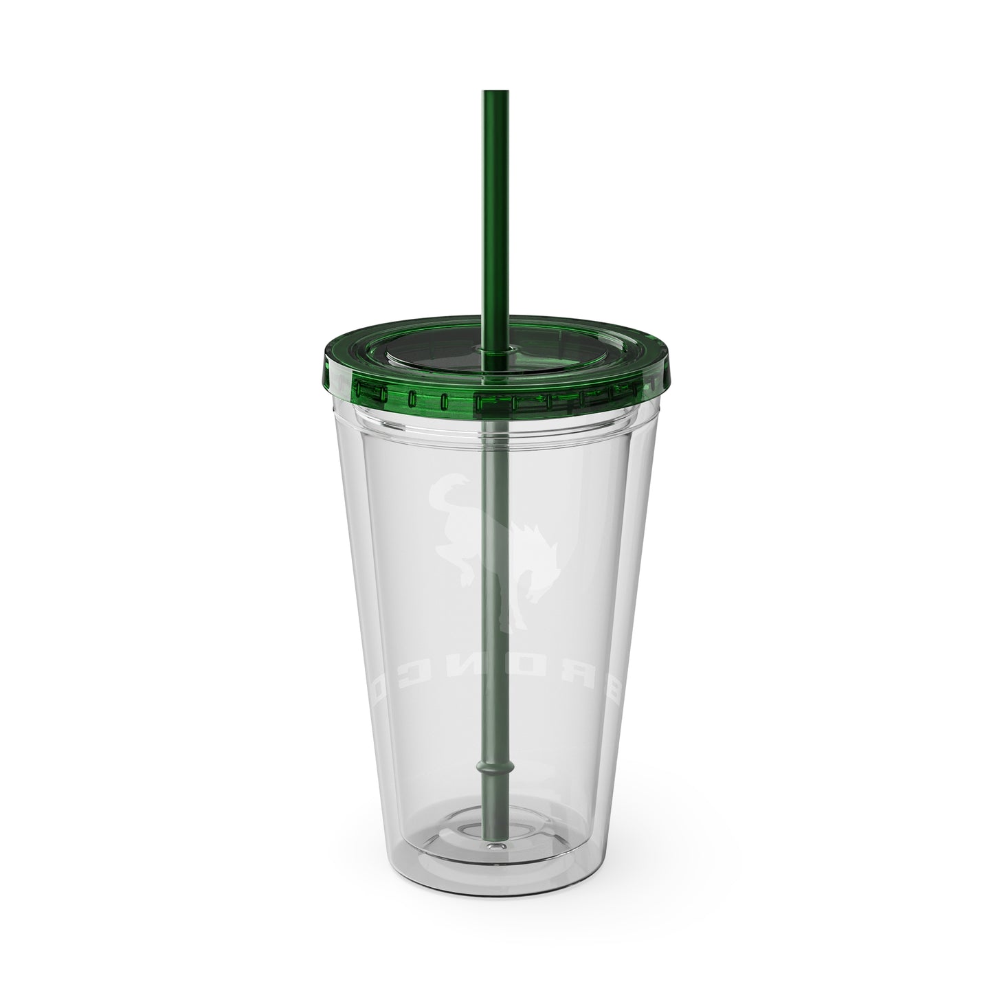 Bronco Sunsplash Tumbler and You Choose from 11 colors of Lid and with Straw, 16oz