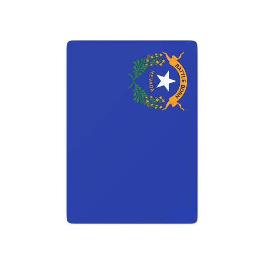 Nevada State Flag Poker Cards