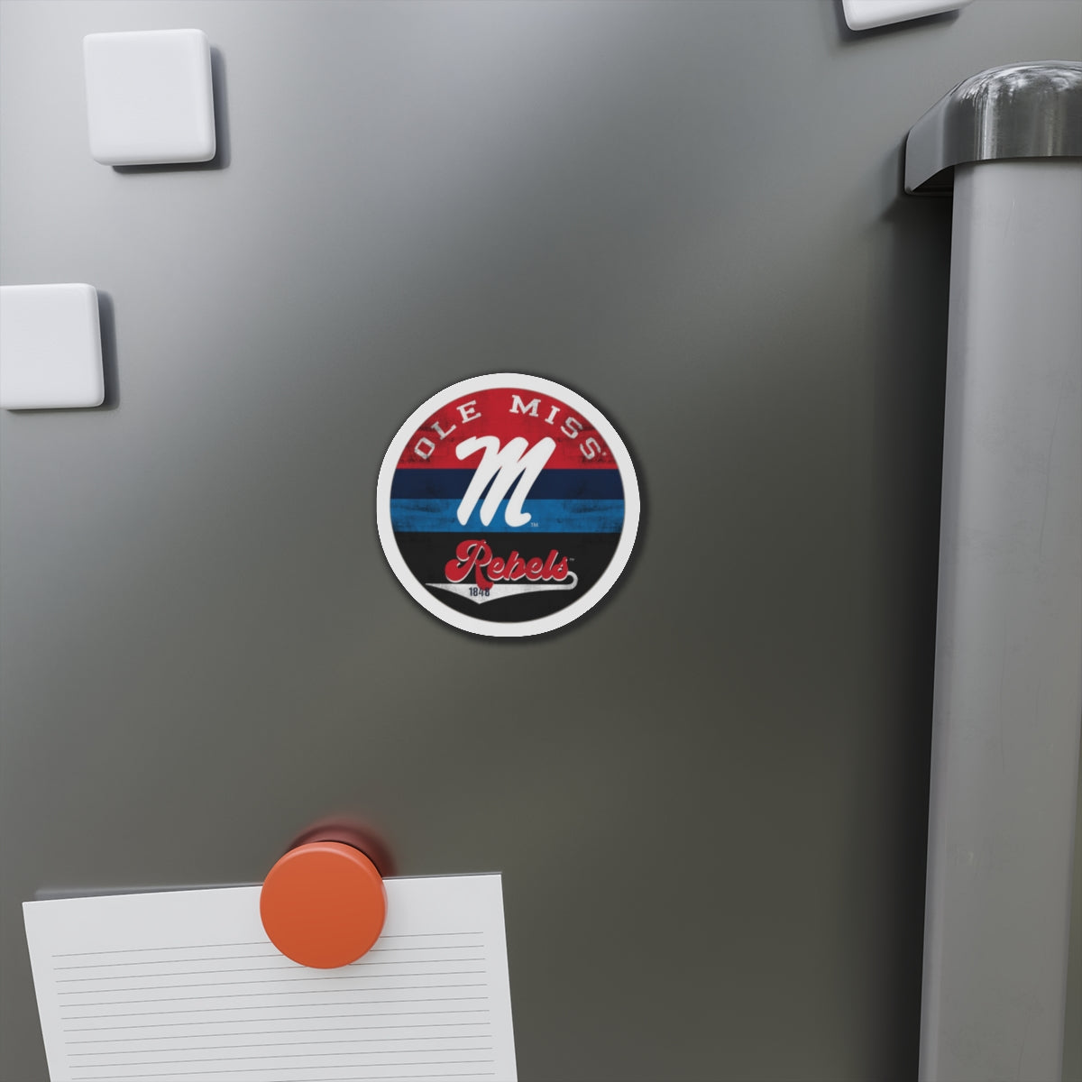 Ole Miss "M" Rebels 1848 Die-Cut Magnets
