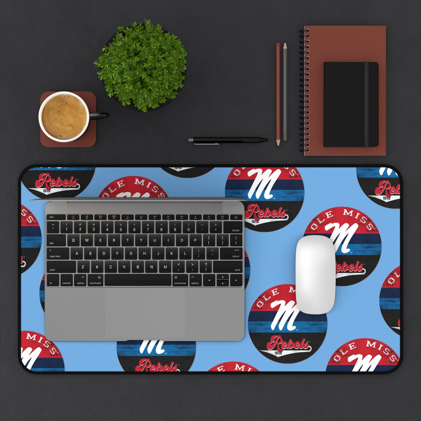 Ole Miss "M" Rebels 1848 Desk Mat