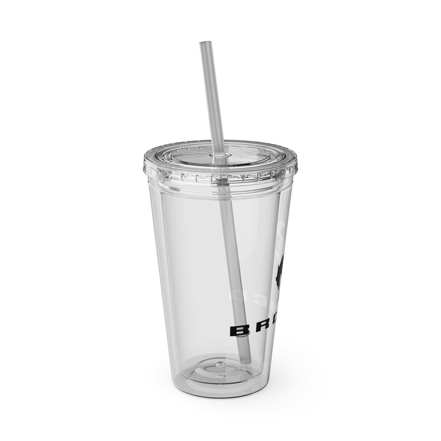 Bronco Sunsplash Tumbler and You Choose from 11 colors of Lid and with Straw, 16oz