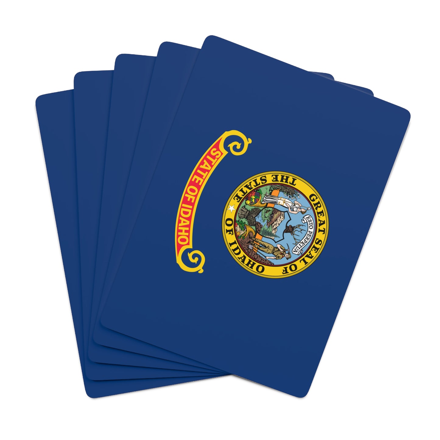 Idaho State Flag Poker Cards