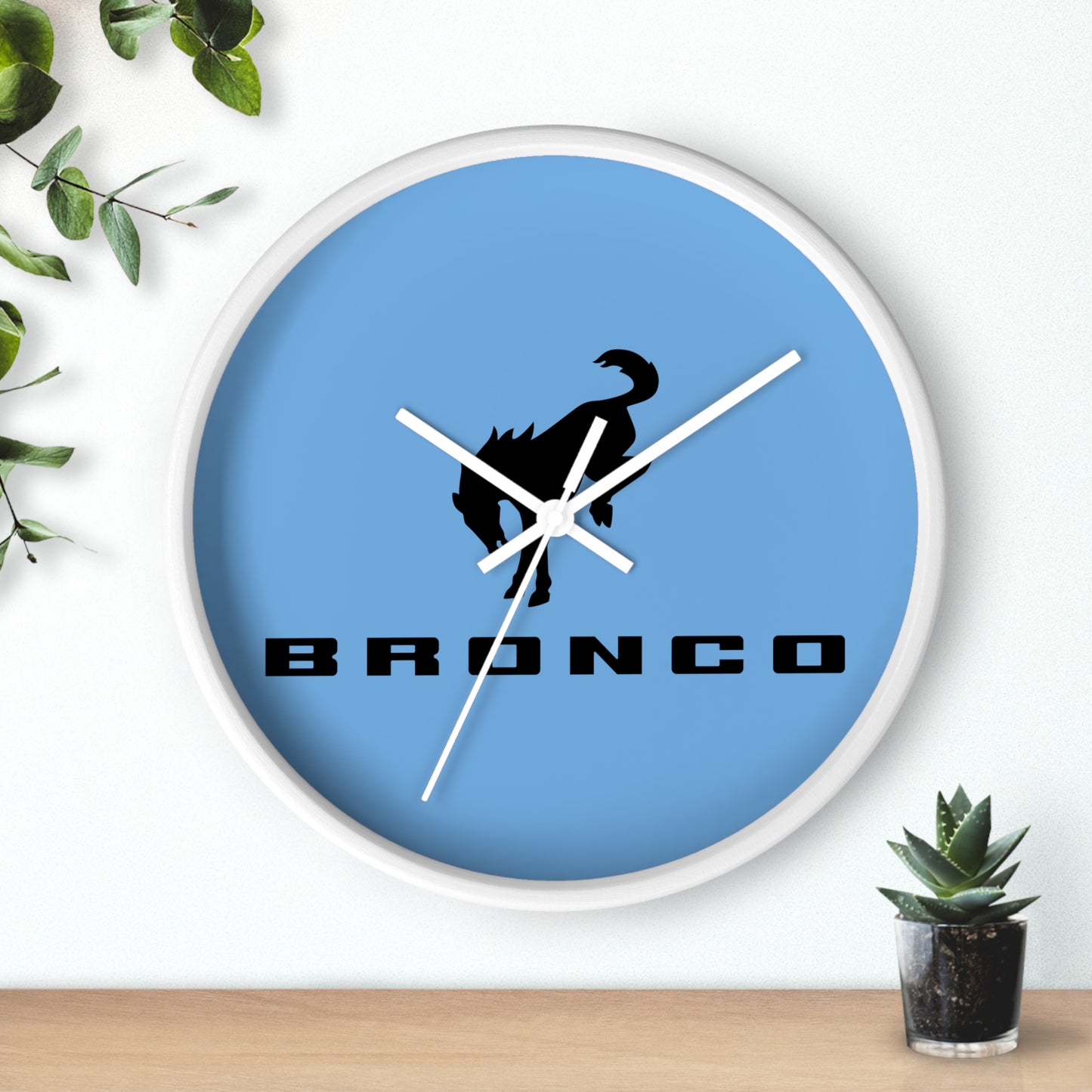 Bronco (Blue) Wall Clock