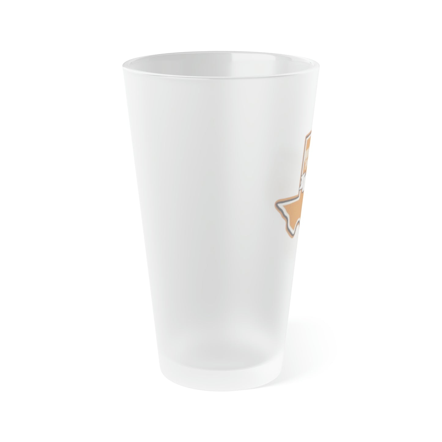 UT Hook em Horns Frosted Pint Glass, 16oz