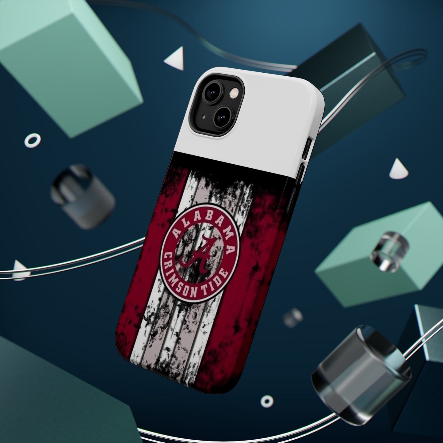 Alabama Crimson Tide MagSafe Tough Cases (White)