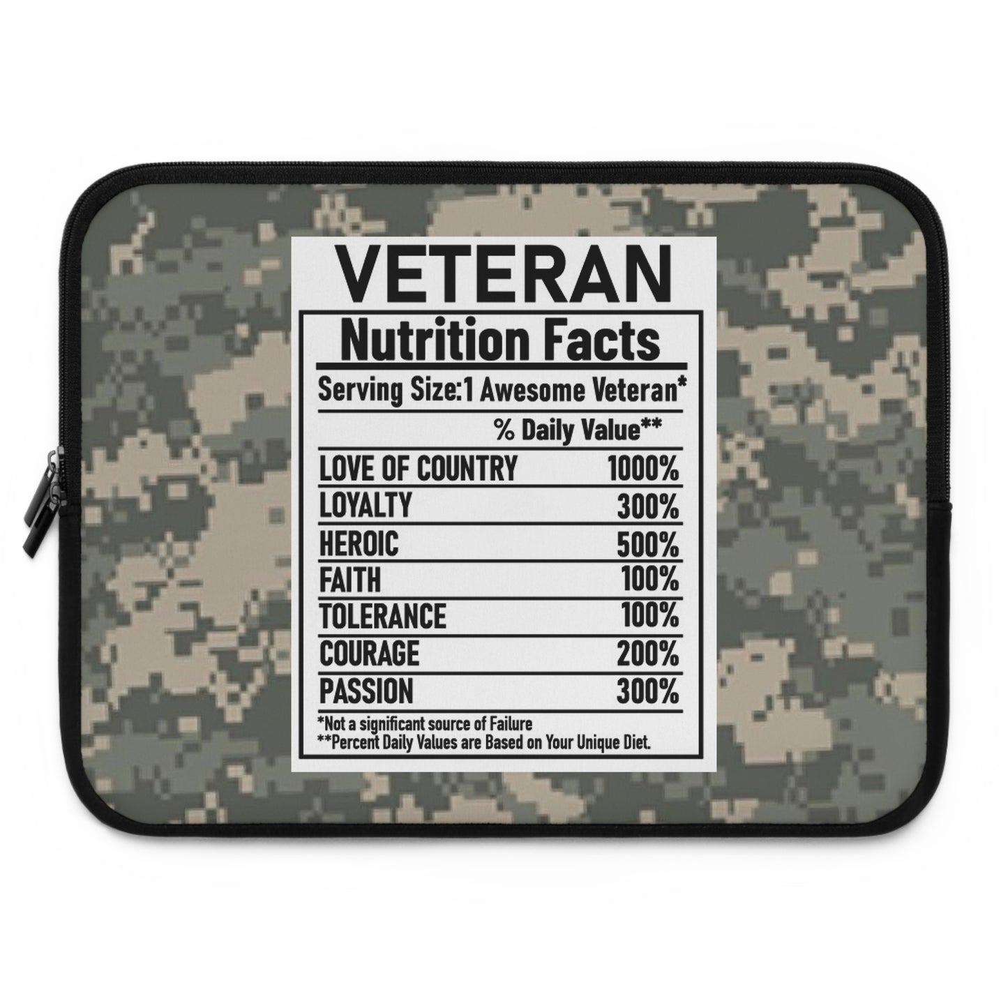 Veteran Camo Laptop Sleeve (Graphic)