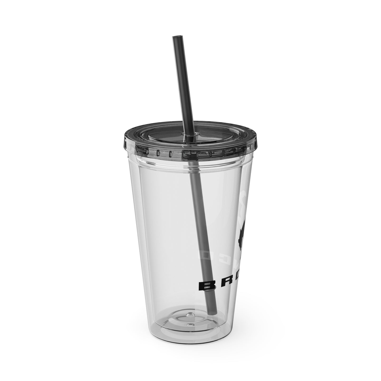 Bronco Sunsplash Tumbler and You Choose from 11 colors of Lid and with Straw, 16oz