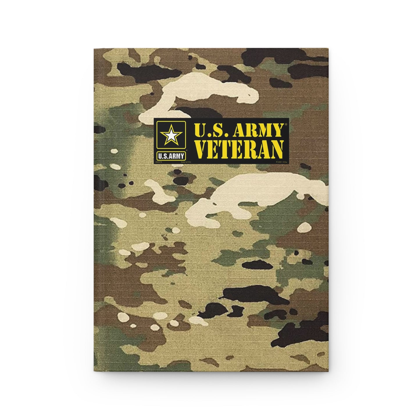 US Army Veteran Hardcover Journal Matte