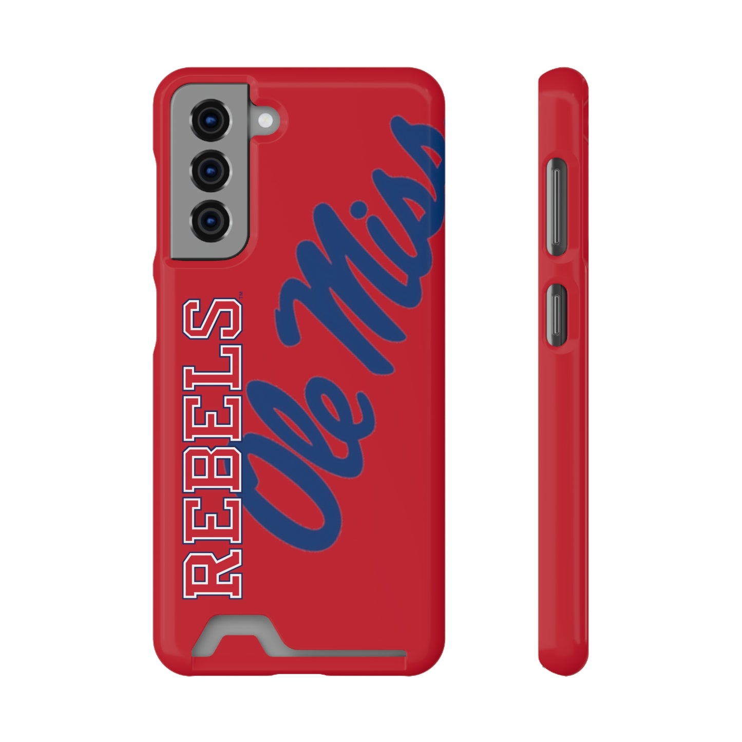 Ole Miss Rebels Phone Case With Card Holder