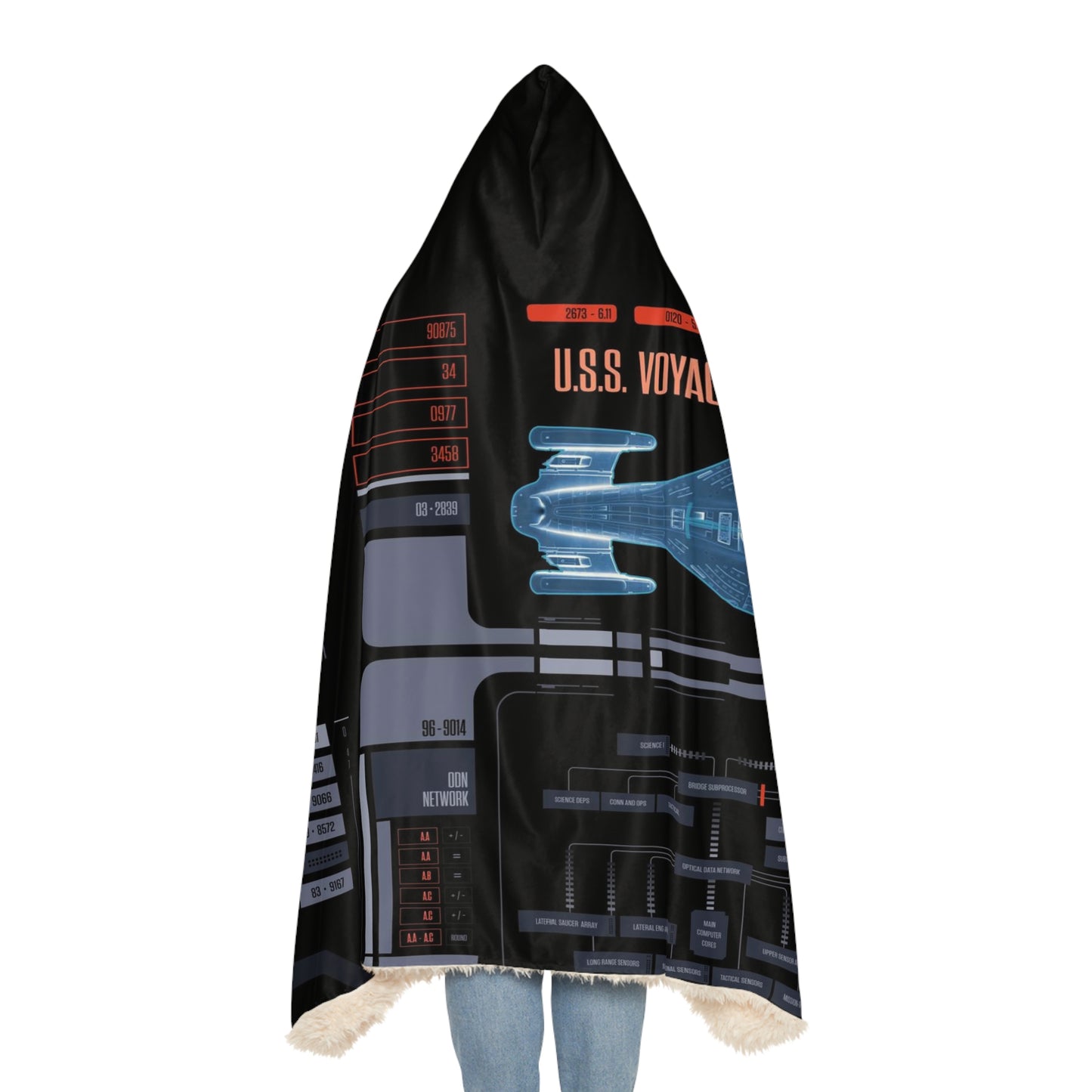 USS Voyager Snuggle Blanket