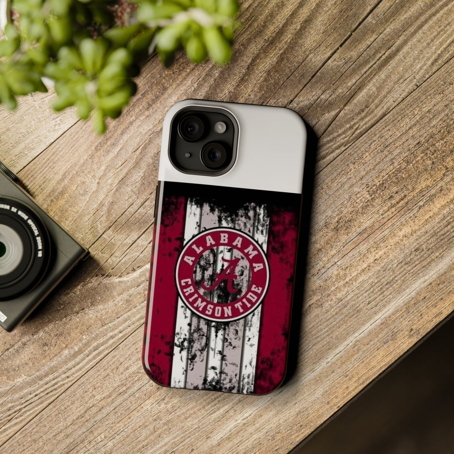 Alabama Crimson Tide MagSafe Tough Cases (White)