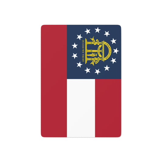 Georgia State Flag Poker Cards