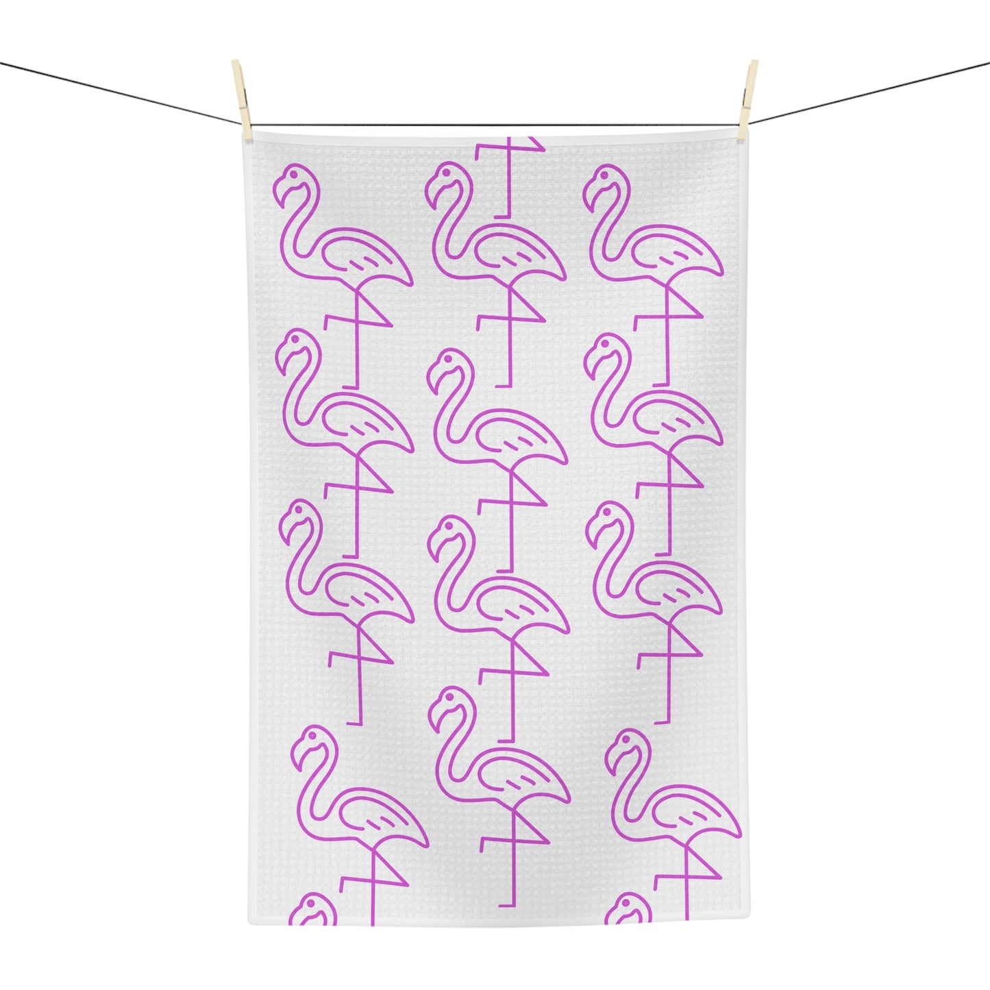 Flamingo Soft Tea Towel