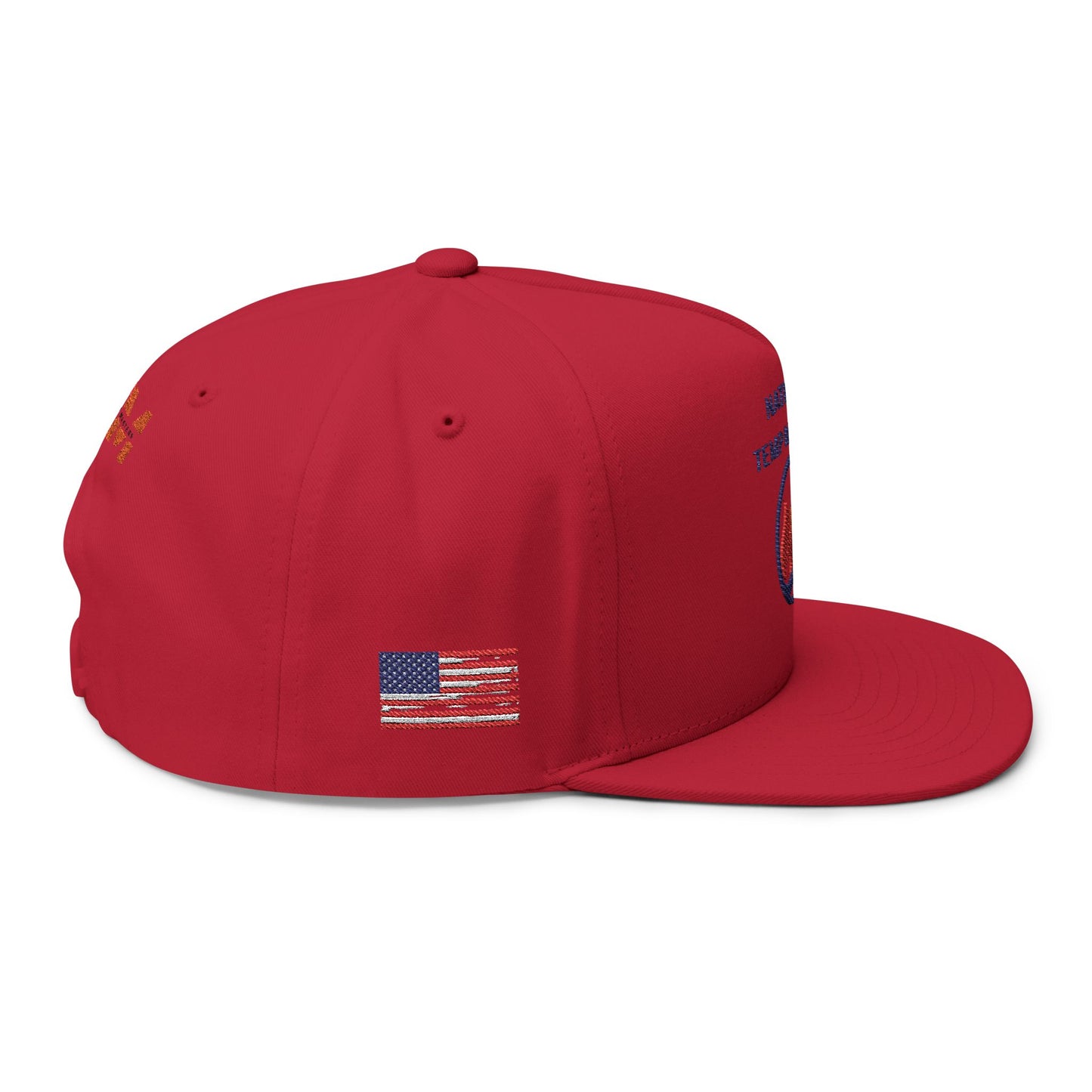 National Temp Masters Embroidered Flat Bill Cap