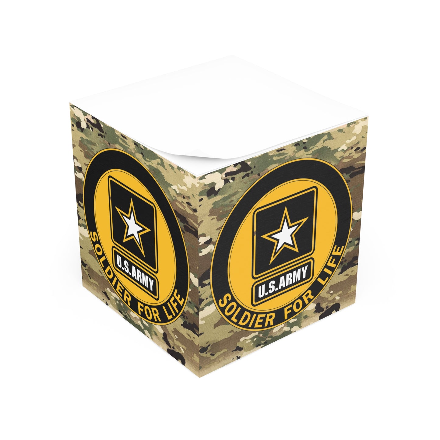 US Army Soldier For Life Note Cube