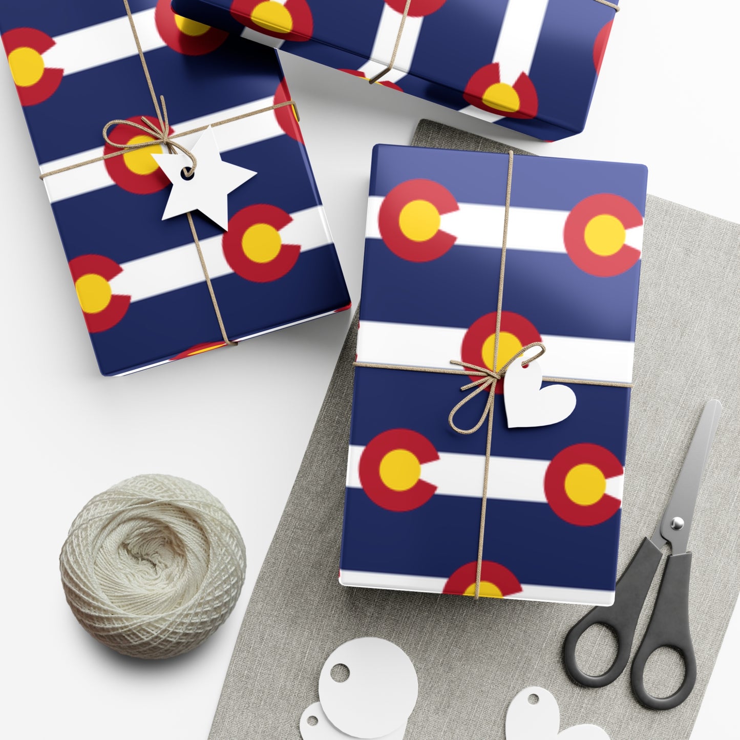 Colorado Flag Gift Wrap Papers
