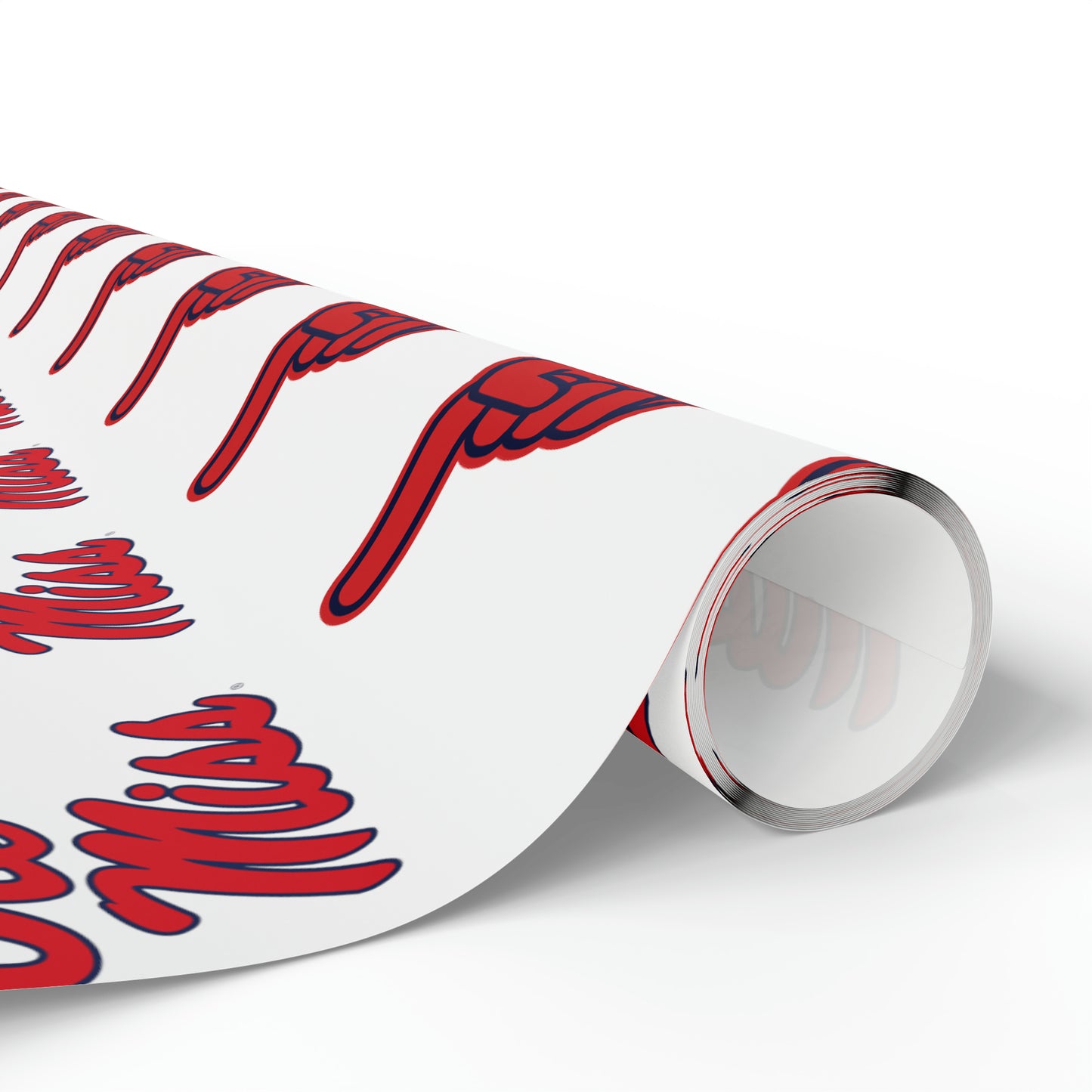 Ole Miss #1 (White) Wrapping Papers