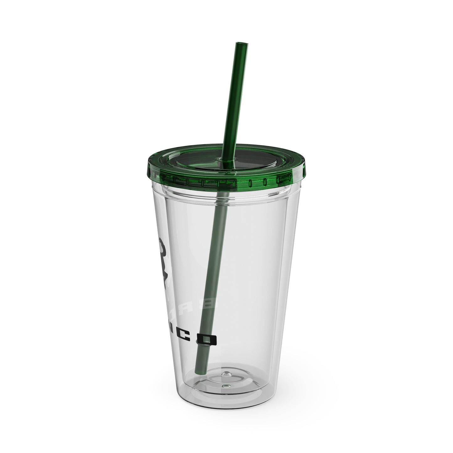 Bronco Sunsplash Tumbler and You Choose from 11 colors of Lid and with Straw, 16oz