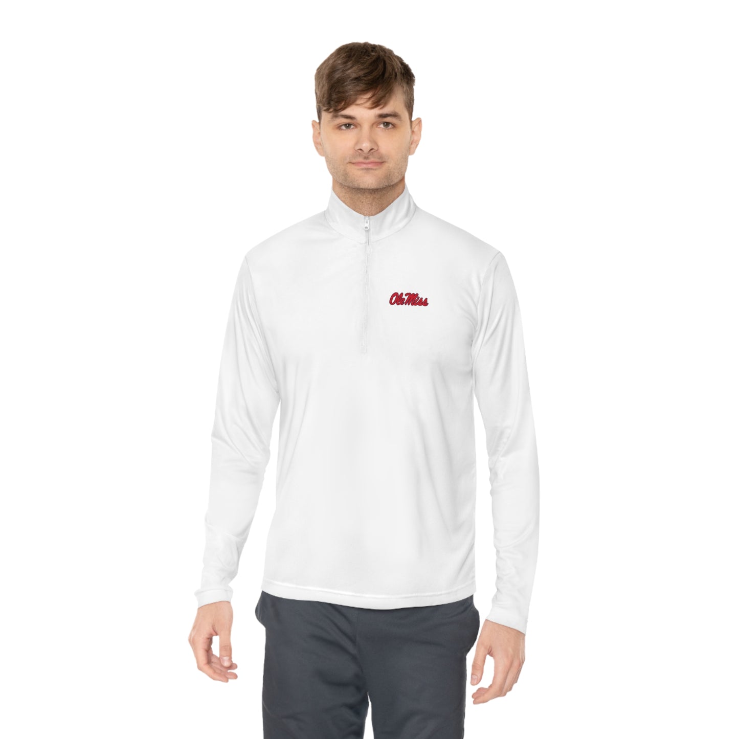 Ole Miss Unisex Quarter-Zip Pullover