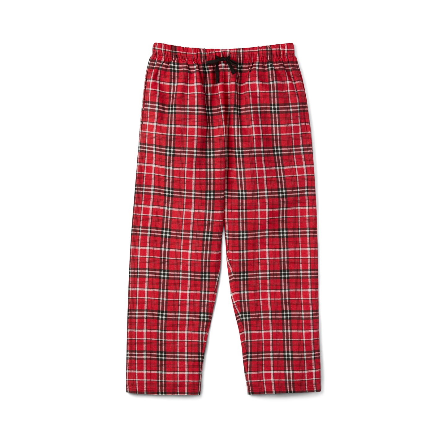 All booked for Christmas Women's Short Sleeve Pajama Set (Red Flanel)