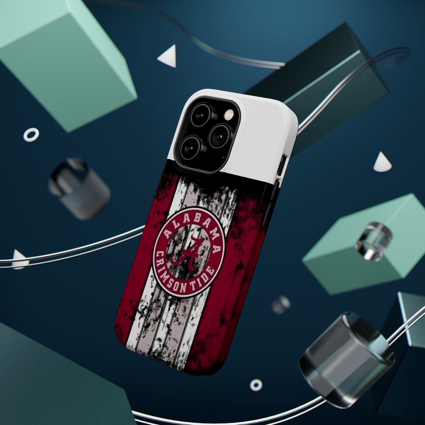 Alabama Crimson Tide MagSafe Tough Cases (White)