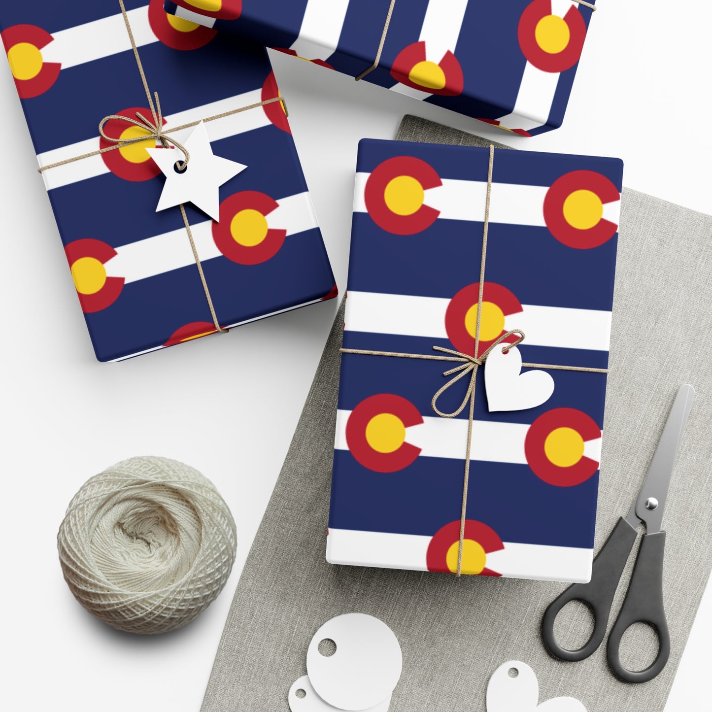 Colorado Flag Gift Wrap Papers