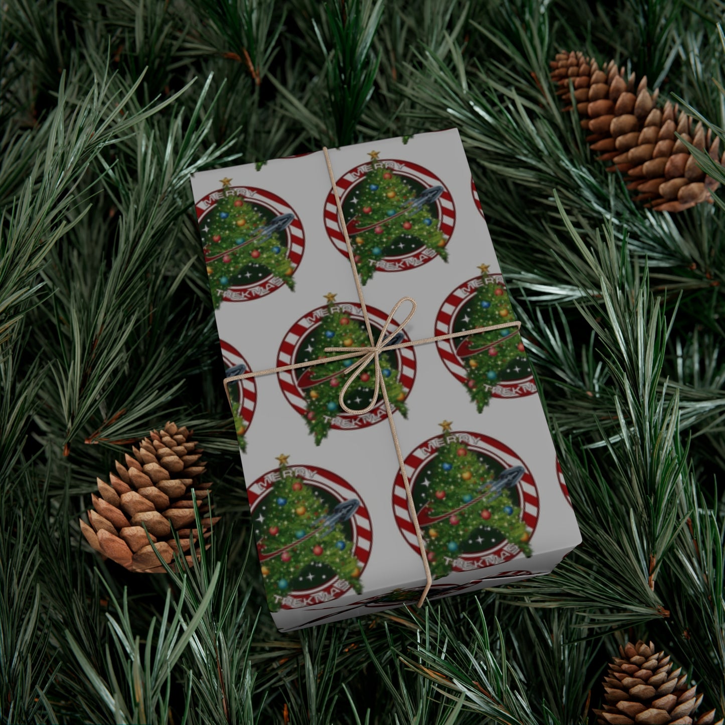 Star Trek Christmas Tree Gift Wrap Papers