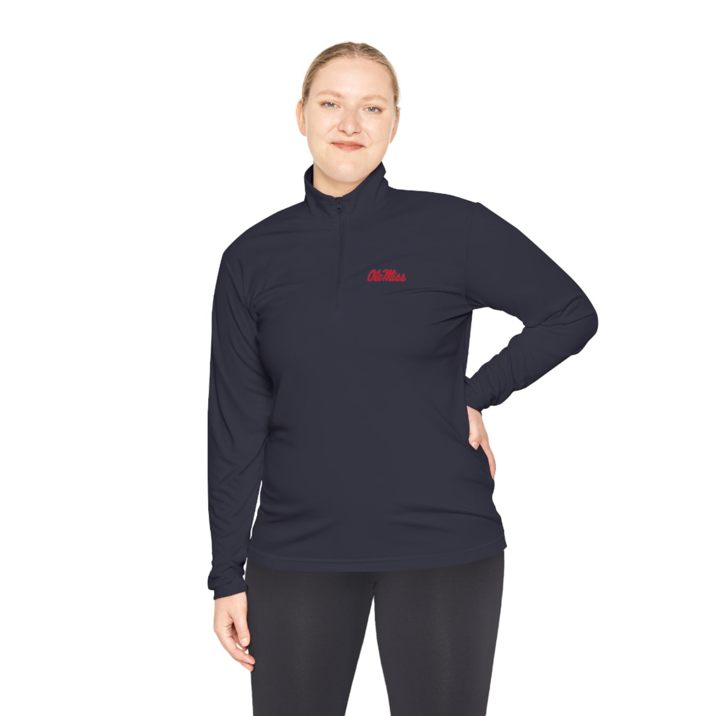 Ole Miss Unisex Quarter-Zip Pullover