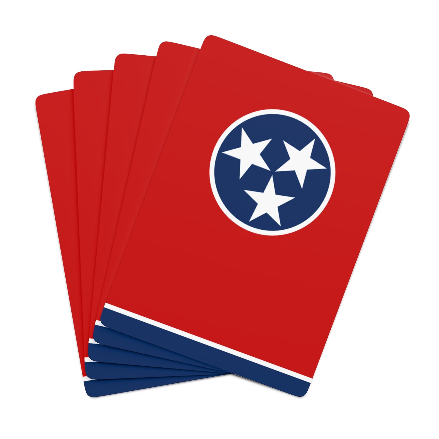 Tennessee State Flag Poker Cards